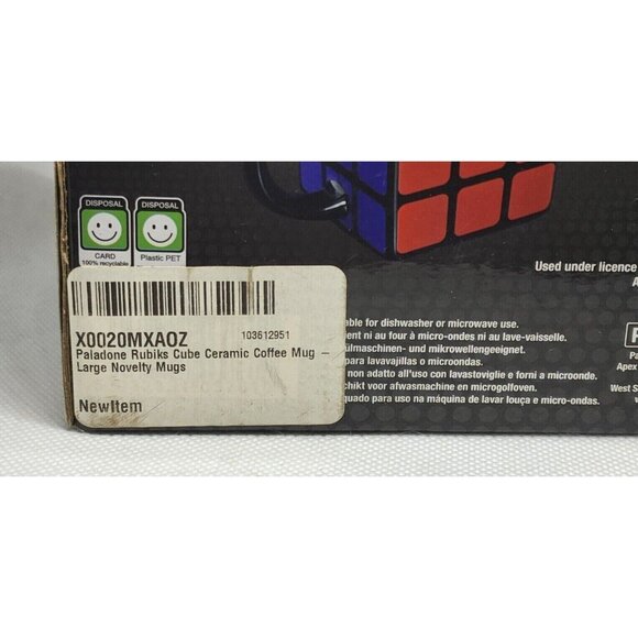 Vintage 1974 Rubik's Cube Classic Strategy Game Novelty Fun Coffee Mug Gift - Picture 10 of 12